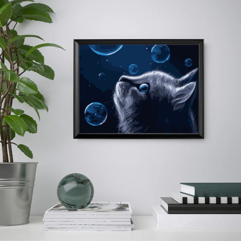 Malování podle čísel Začarované kotě 40x50cm
