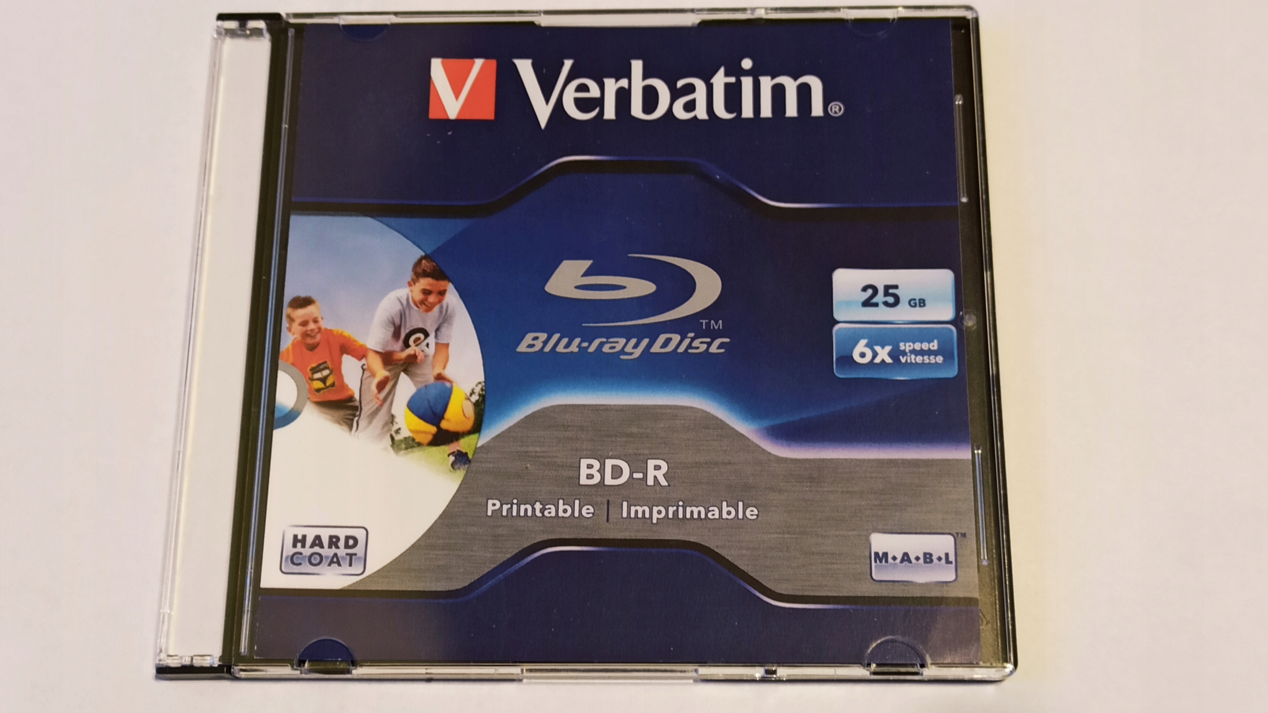 

Verbatim Bd-r 25GB x6 Printable 1szt. Slim case CD