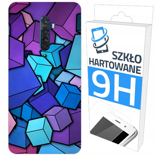 

200wz. Etui+szkło Hartowane do Oppo A9 2020 Plecki