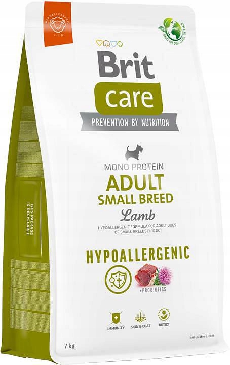 Brit Care Adult Small Lamb Karma sucha z jagnięciną dla psów ras małych 7kg