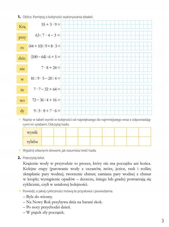 Oto Ja Ćwiczenia Matematyczno-Przyrodnicze Kl3 Cz2 Wydawnictwo MAC Edukacja