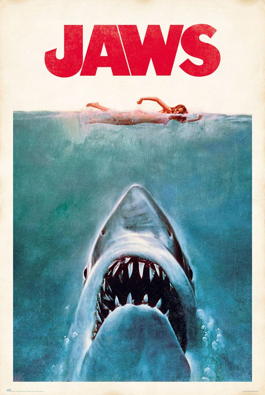 

plakat na ścianę Jaws Szczęki 61x91,5cm