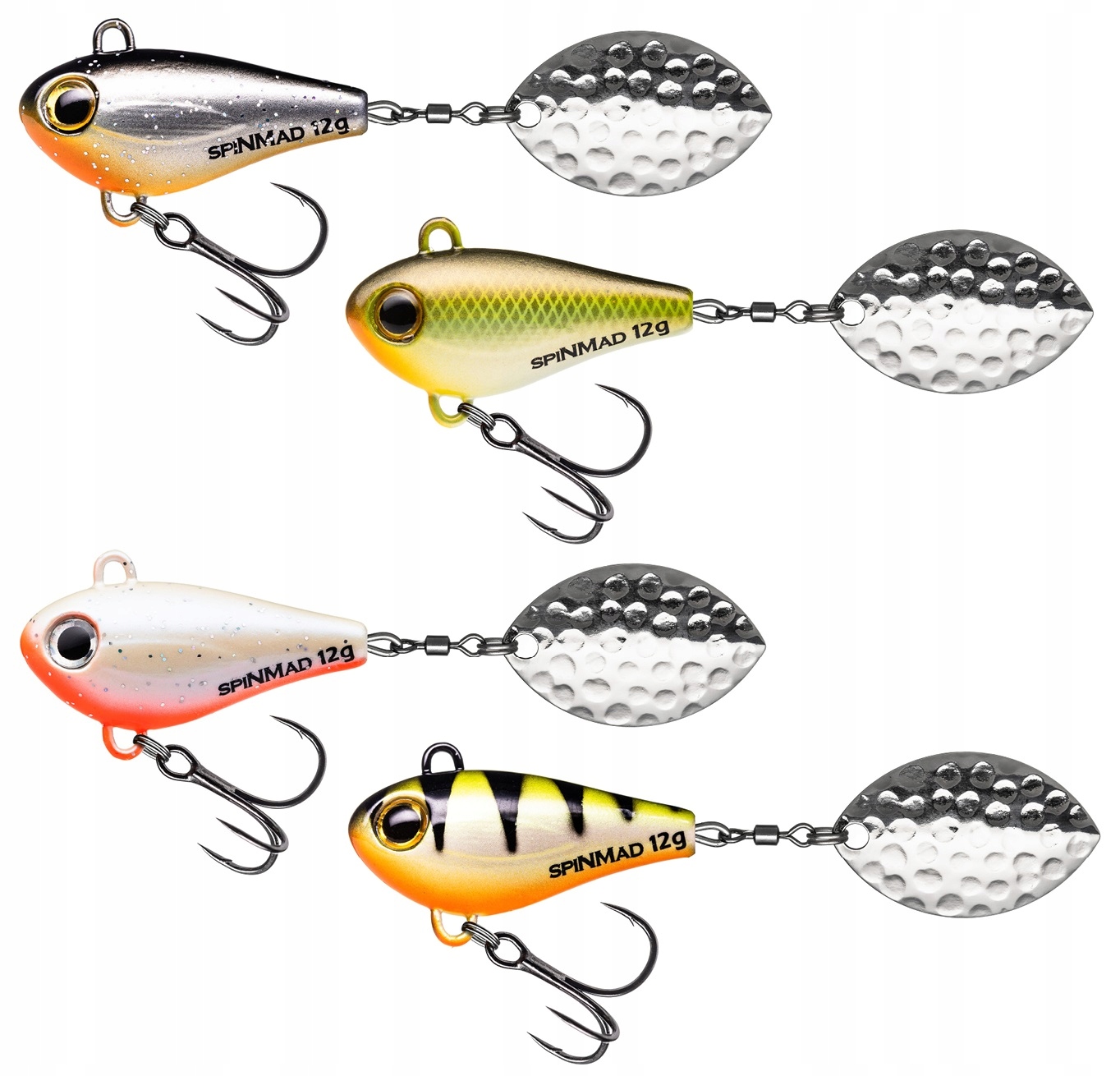 4 X Rotační Třpytka Jig Master 12 gr s.B Box