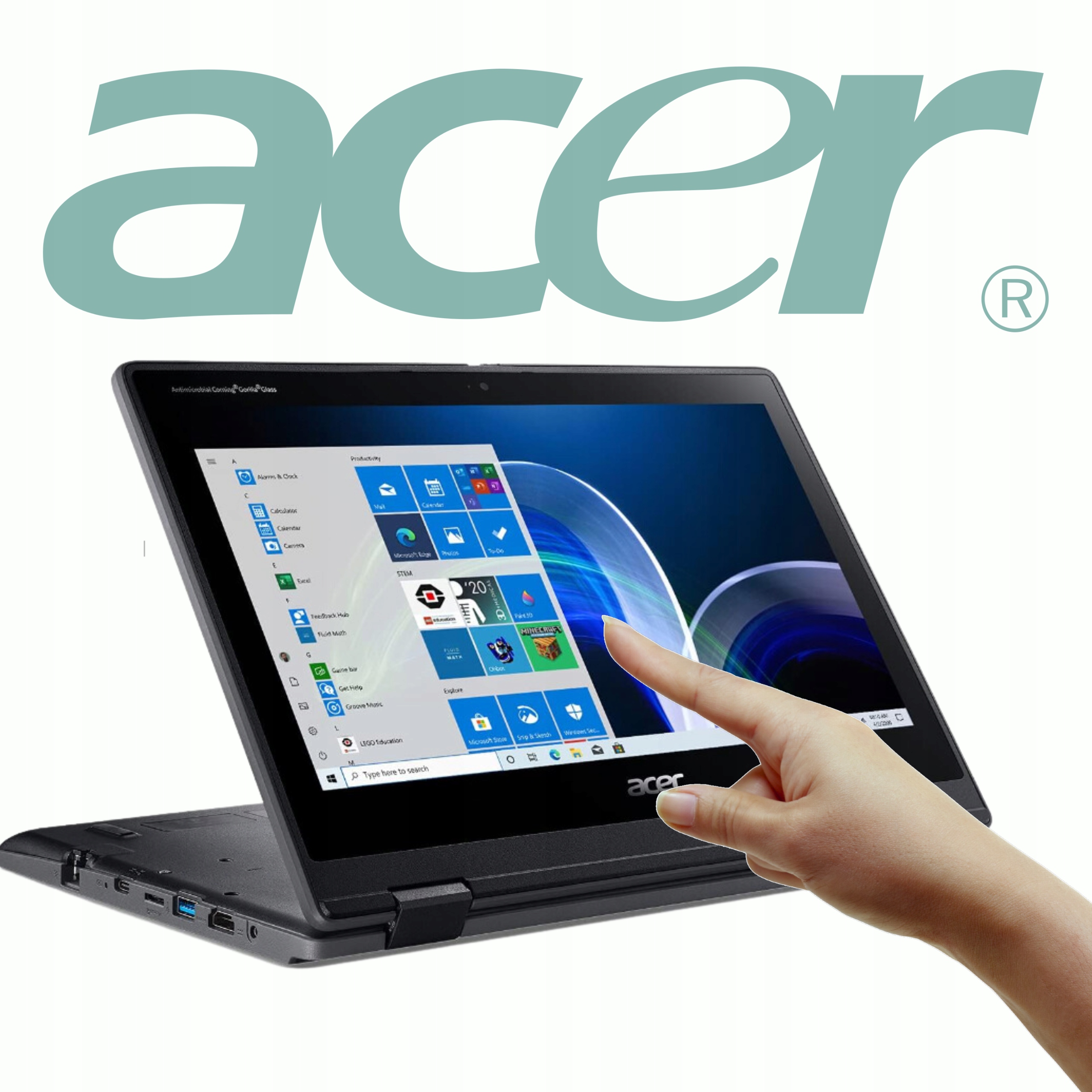 Tablet ACER 8/256GB | 2w1 | Windows | GWARANCJA | Szerokość 291 mm