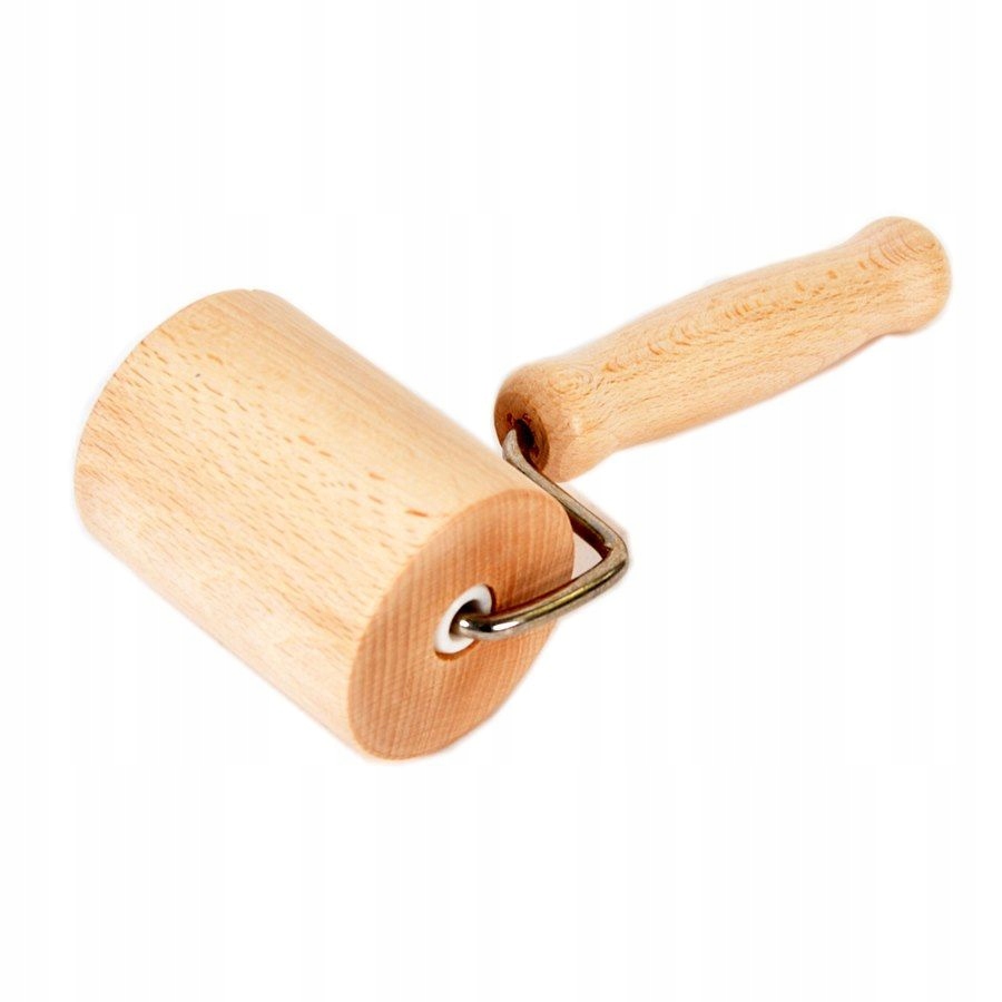 

Drewniany wałek do ciasta z rączką 5x18cm