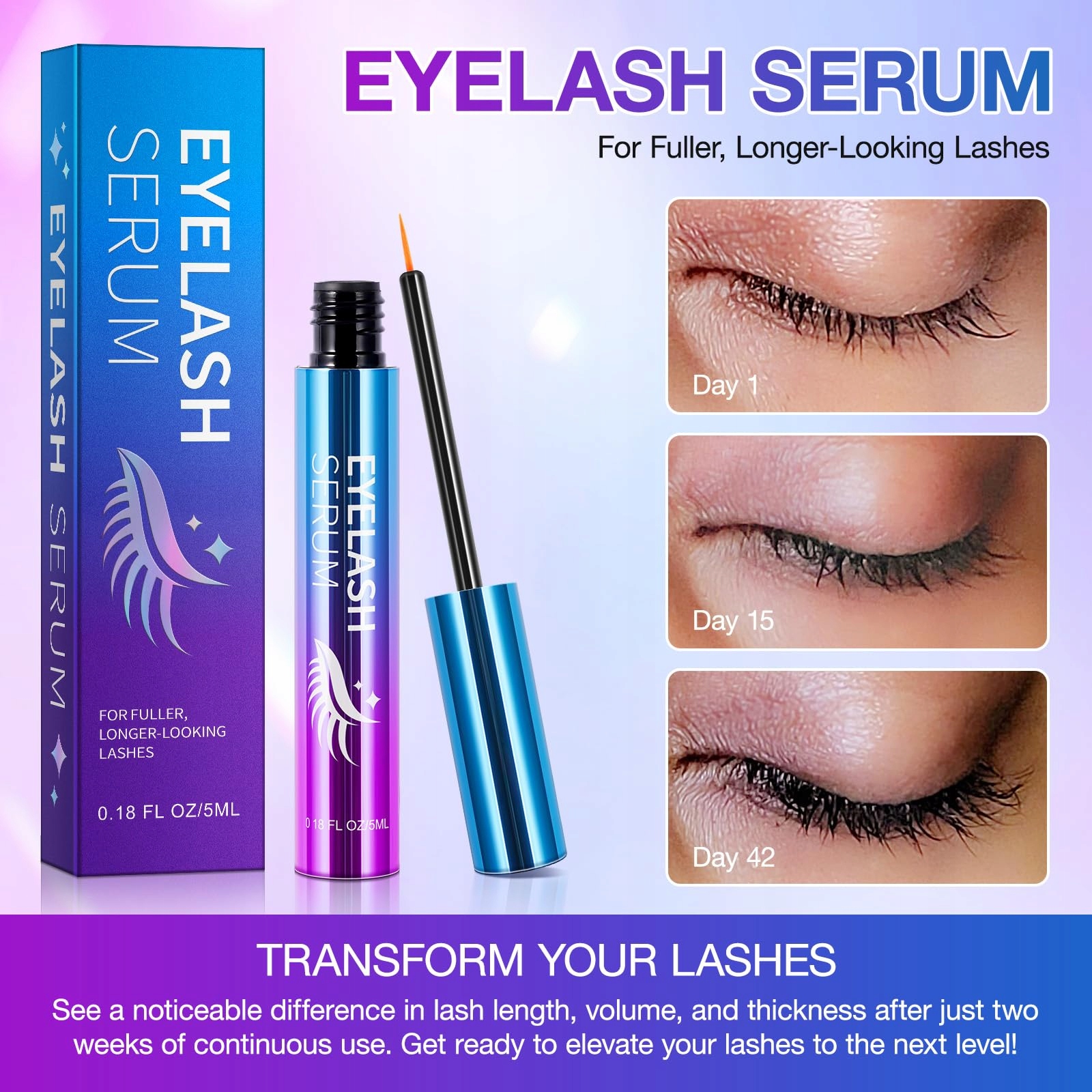 LONG4LASHES Serum Do Rzęs i Brwi Naturalna Formuła 5ml — miniatura 7