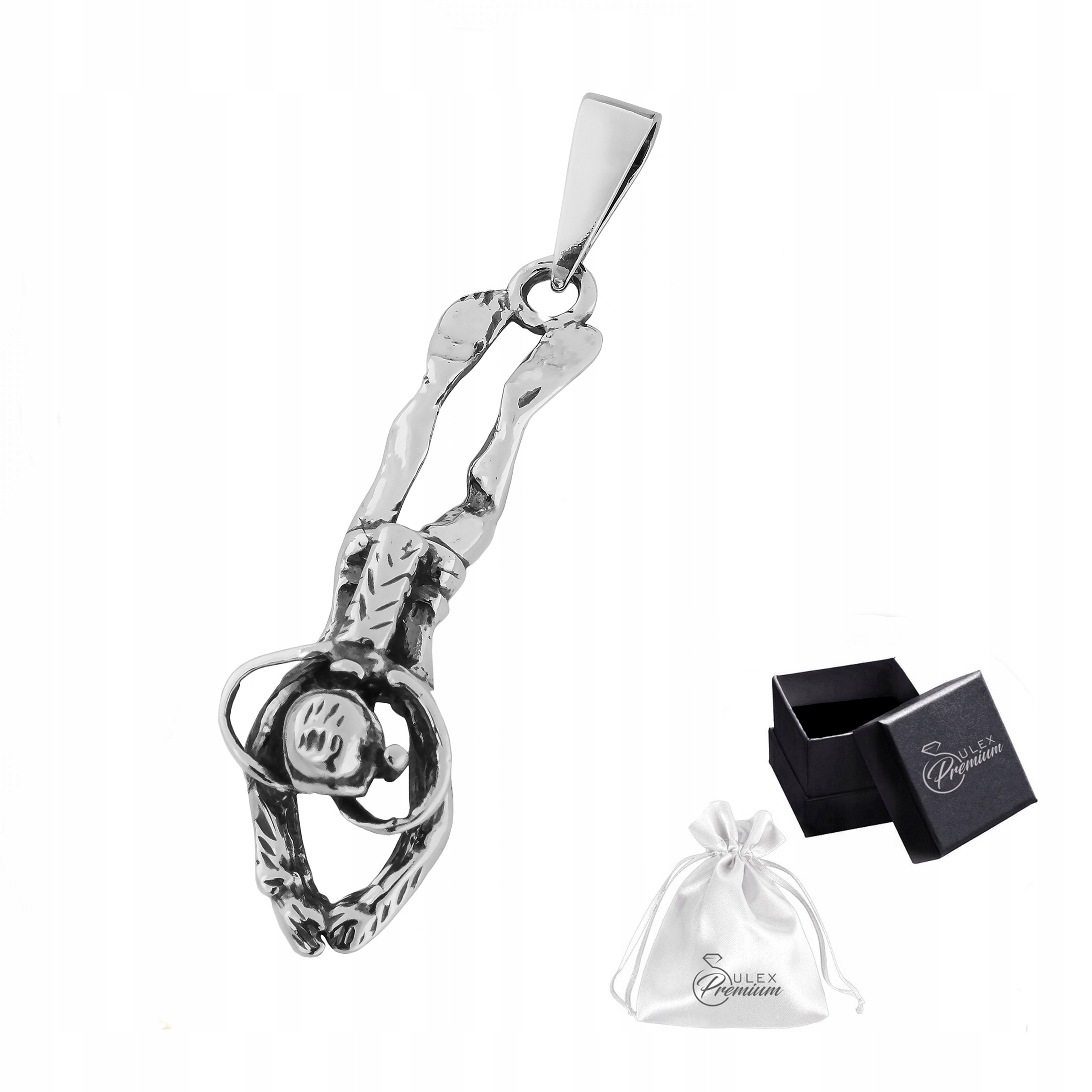 Přívěsek Stříbrný ryzost 925 Originální přívěsek Potápěčský potápěč Oxidovaný