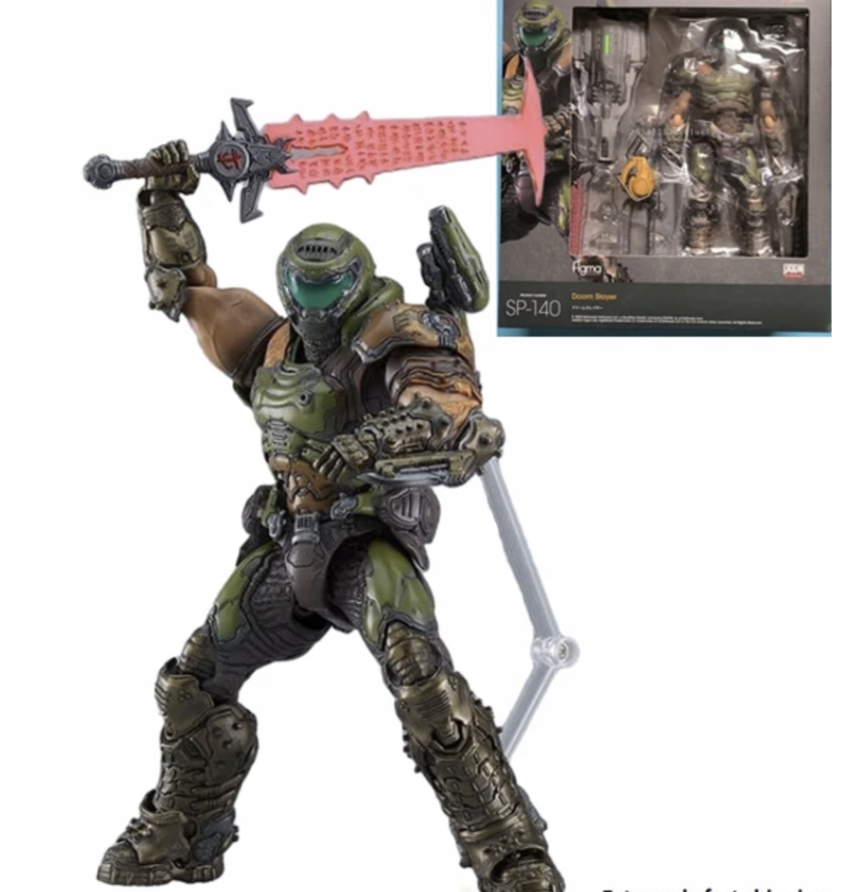 Doom Slayer Doom Eternal pohyblivá figurka 16 cm spousta doplňků