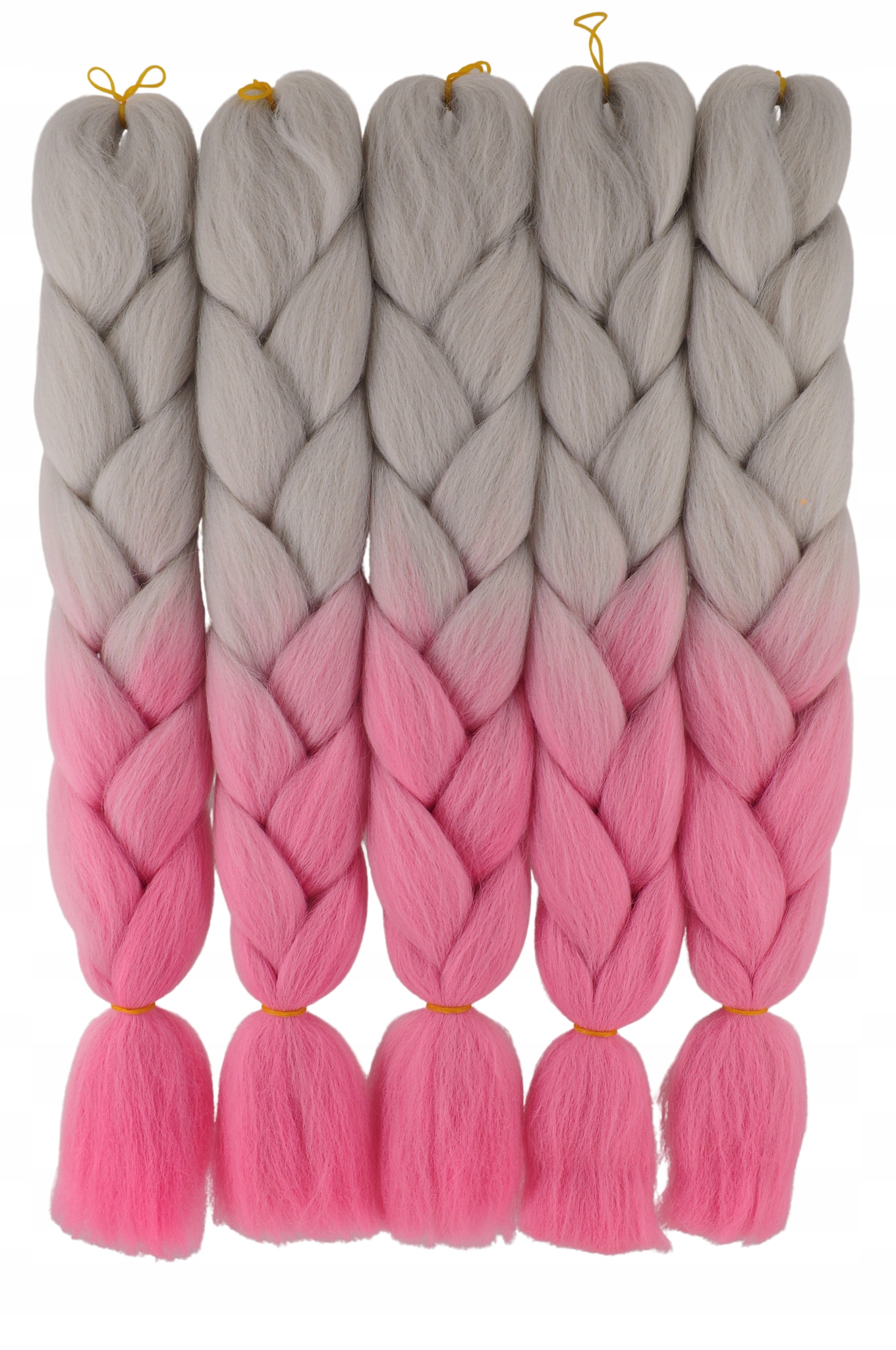 WŁOSY SYNTETYCZNE KOLOROWE WARKOCZYKI OMBRE 2-40 Marka Smart Colours