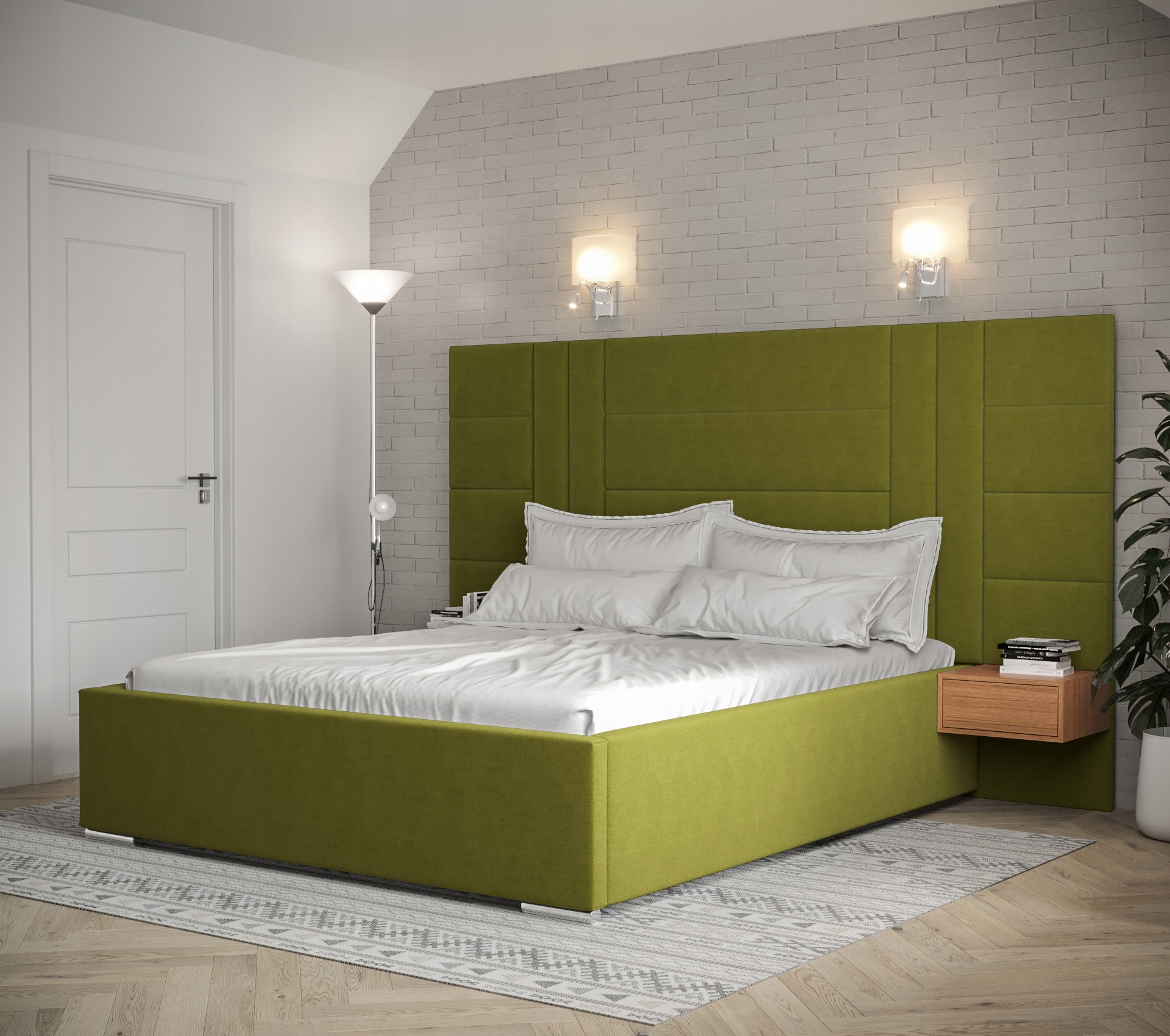 Lůžko Modern 140x220 noční stolek kontejner Pohodlí Funkčnost Cz