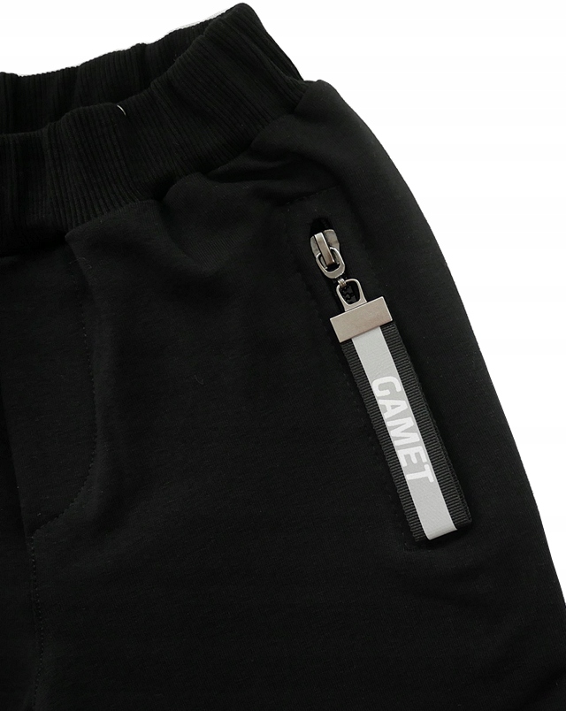 Spodnie DRESOWE chłopięce EKSPRES GAMET 104 czarne Marka GAMET