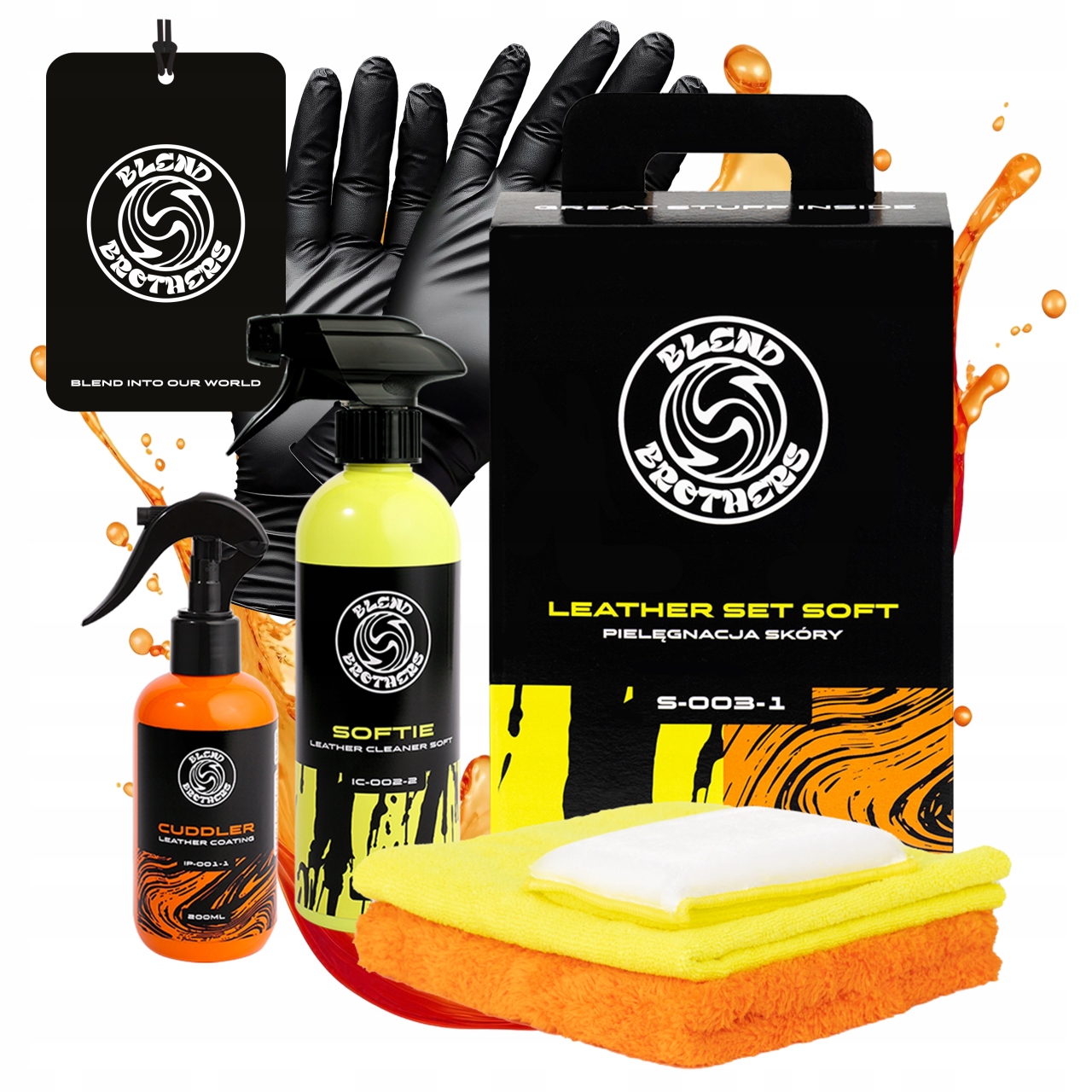 Dárková Sada pro bezpečnou péči o pokožku Leather Set Soft