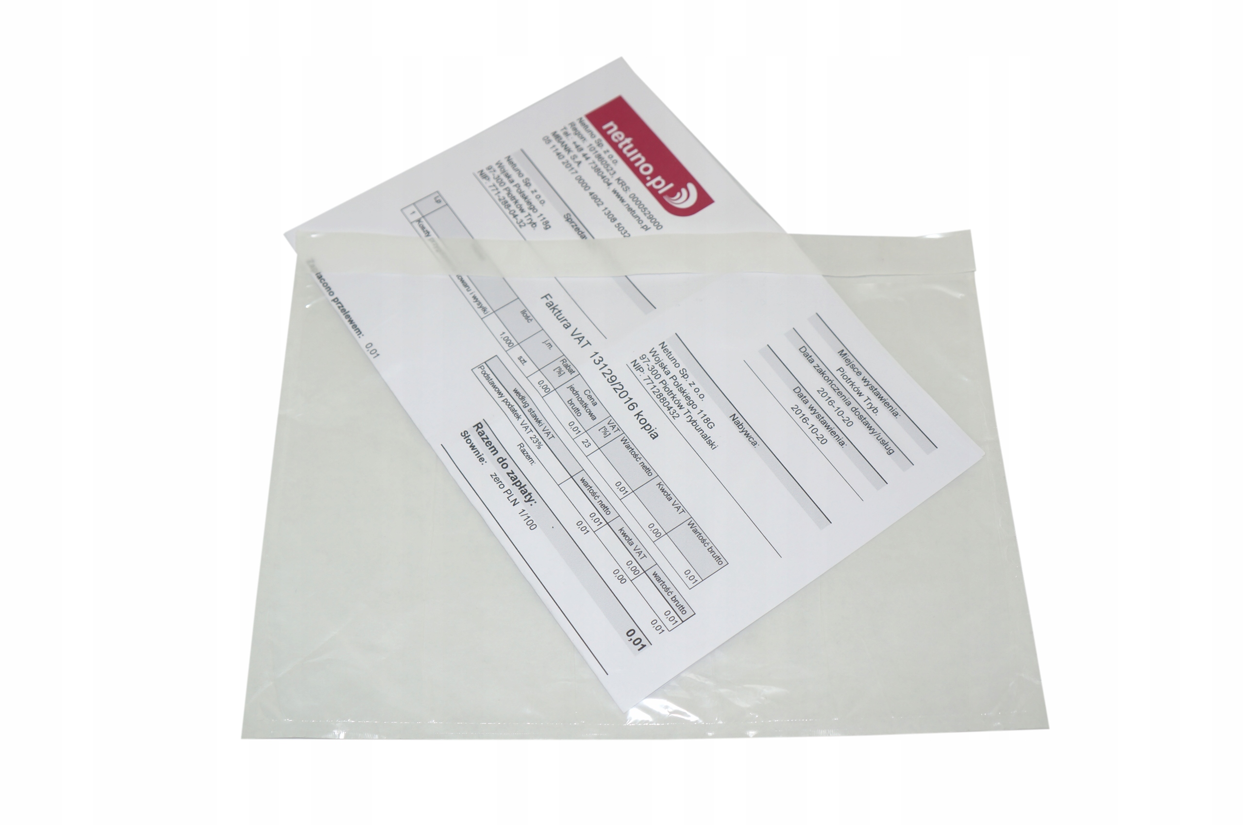 

Przylgi kurierskie koperty foliowe C5 500szt.