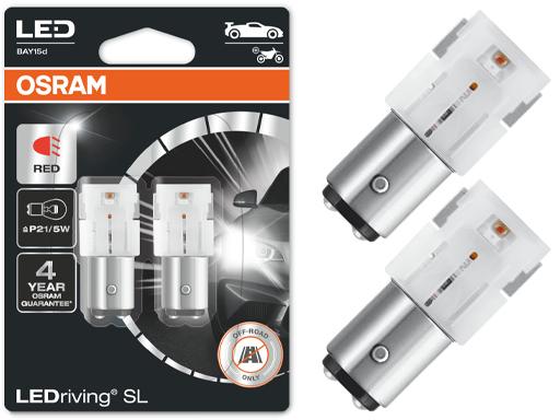 

Osram Ledriving Żarówki P21/5W Czerwone 12V Red