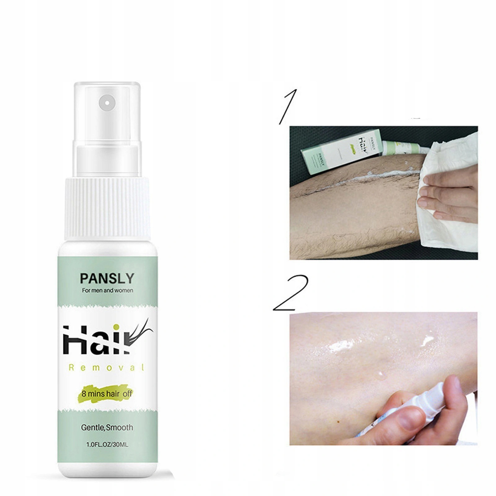 Spray do usuwania włosów profesjonalny 30ml Typ skóry brak informacji