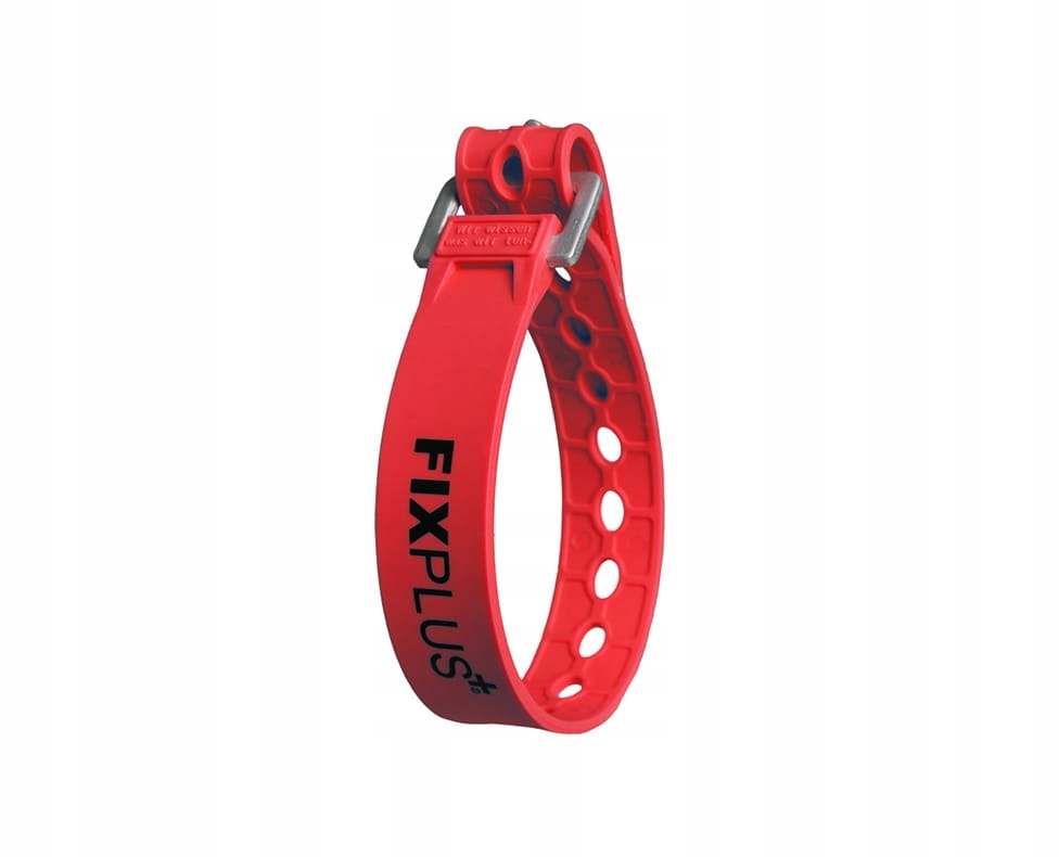 FixPlus 35cm 2,3cm Pasek mocujący Czerwony