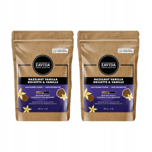 Zavida Hazelnut Vanilla kawa ziarnista 907g x 2