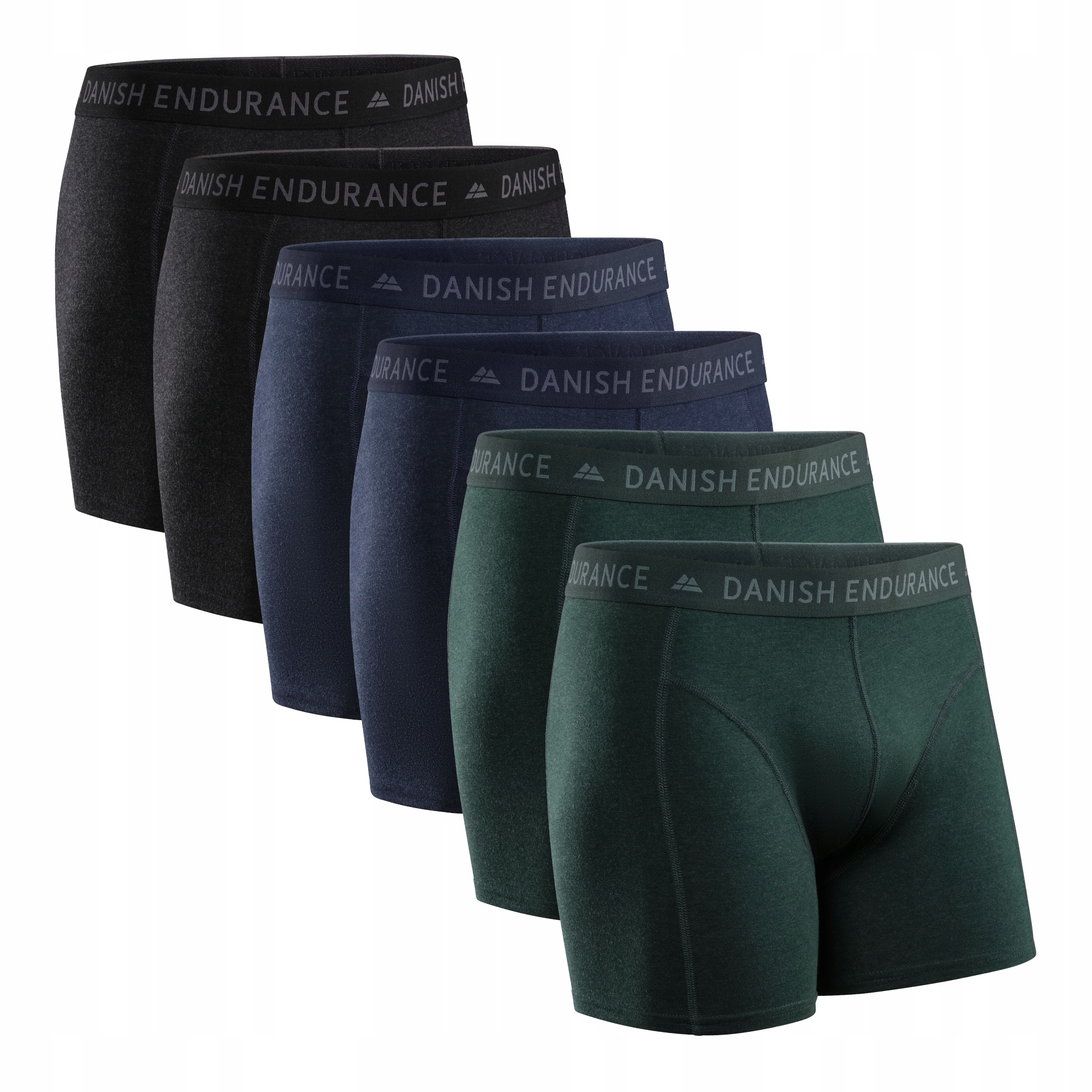 Pánské bavlněné boxerky Danish Endurance Spodní prádlo Premium 6-pack XL