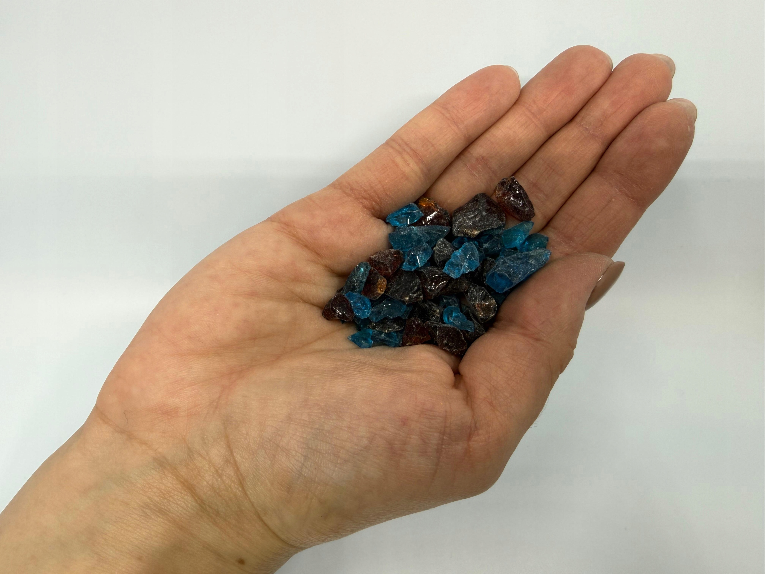 Dekoratívna sklenená krupica Garden Grit mix farieb (35) 10 kg