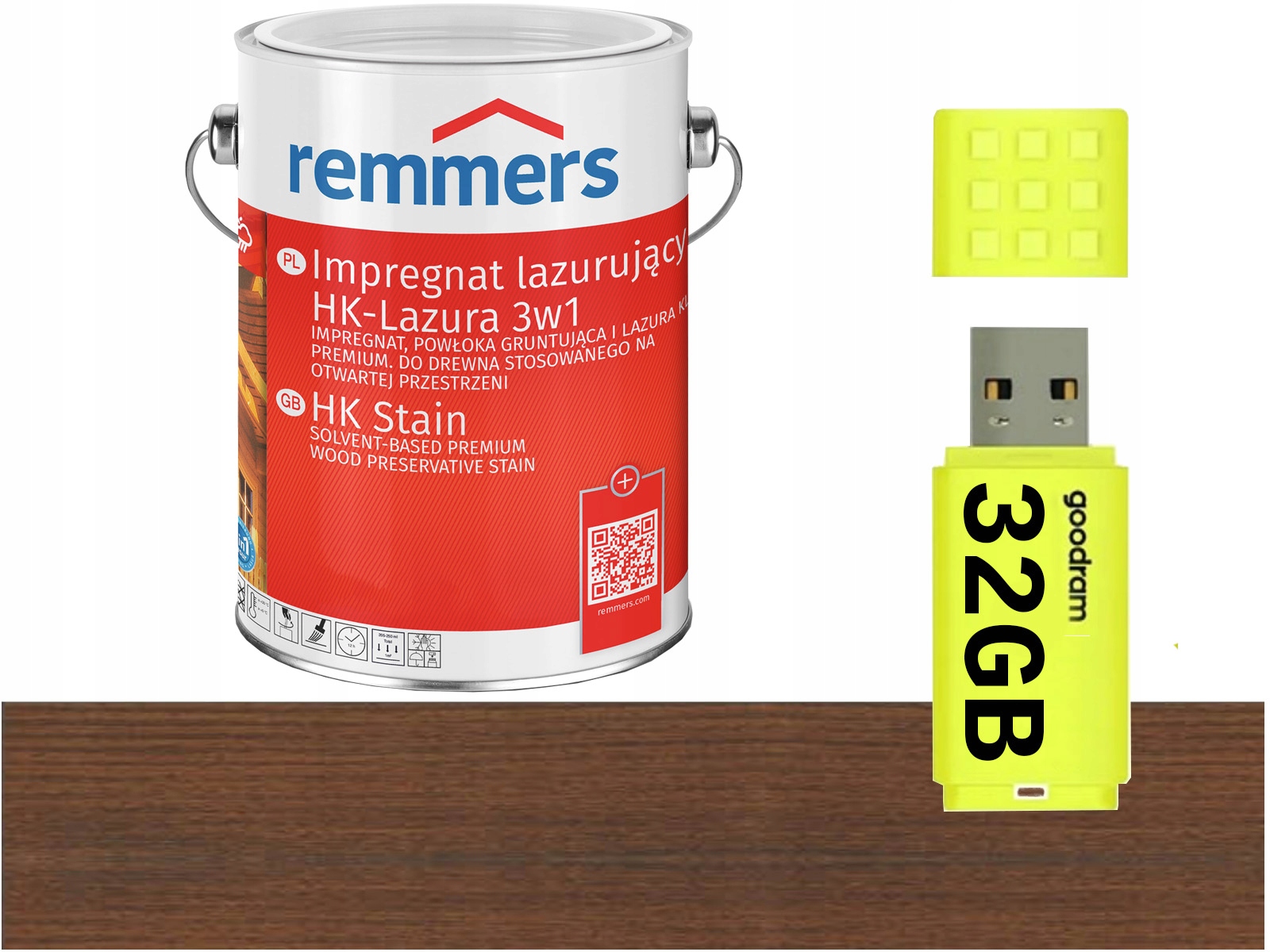 

Remmers HK-Lasur impregnat do drewna 2,5L Orzech