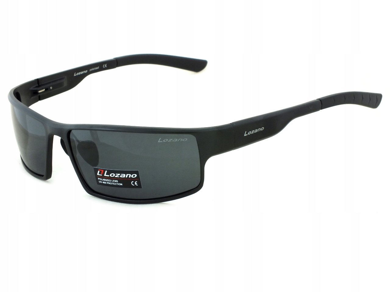 Okulary sportowe Lozano Polarized przeciwsłoneczne Aluminiowe męskie Etui