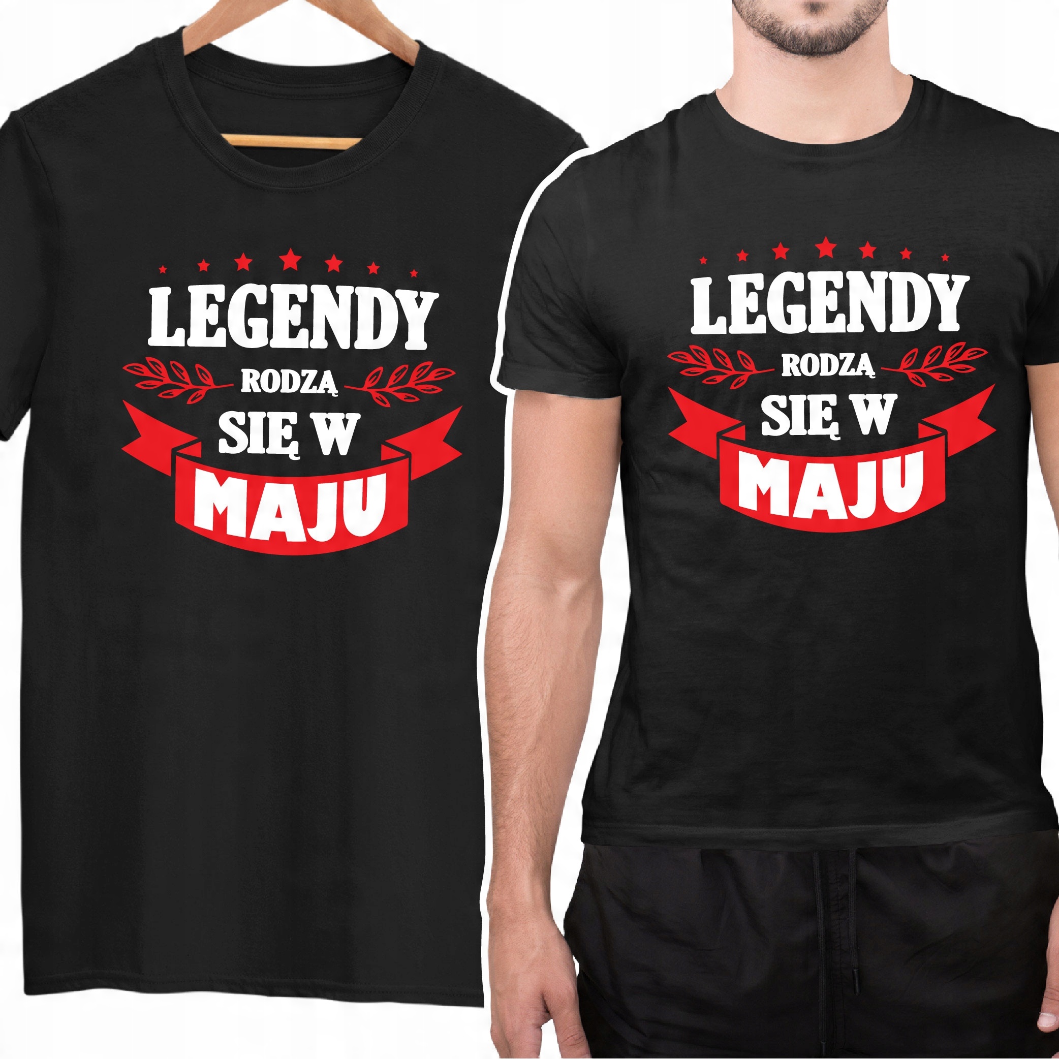 

Koszulka Legendy Rodzą Się W Maju Urodziny Prezent