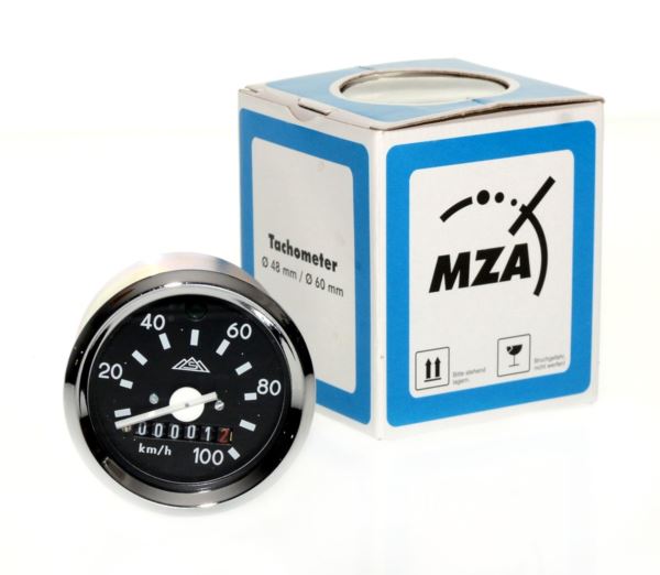 5630 - Счетчик Simson 100 км / ч MZA с индикатором хромированный