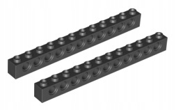 

Lego Technic belka 1x12 czarna 2 szt 3895 Nowa