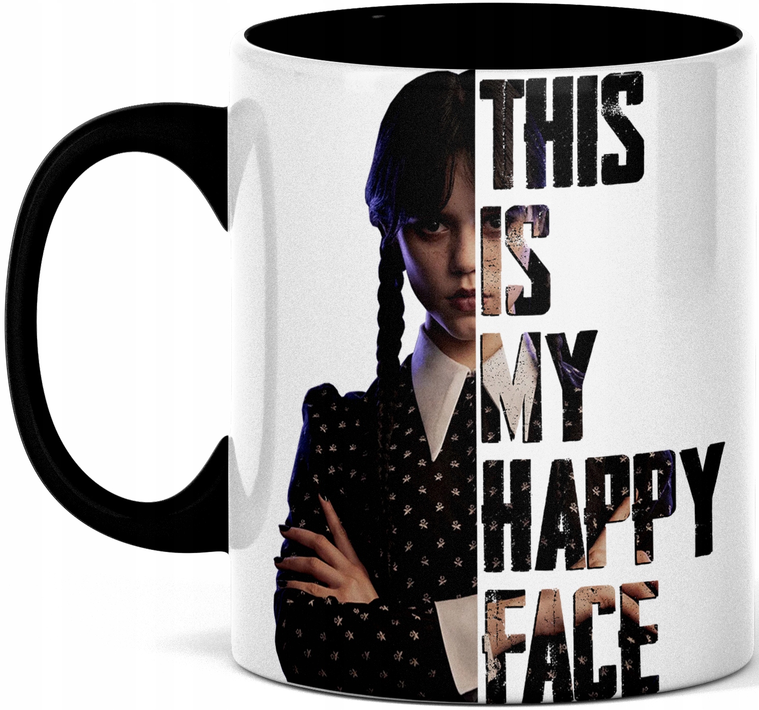 

Kubek Wednesday Addams Nevermore Z Nadrukiem Napis