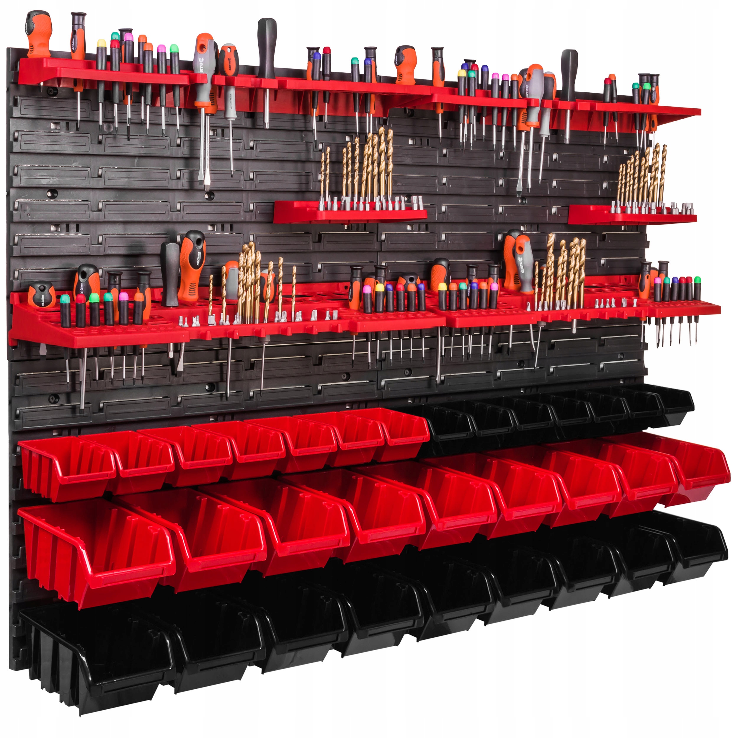 Nástrojová deska 115 x 78 cm, dílenská stěna, 32 záchodů, garáž, klíče