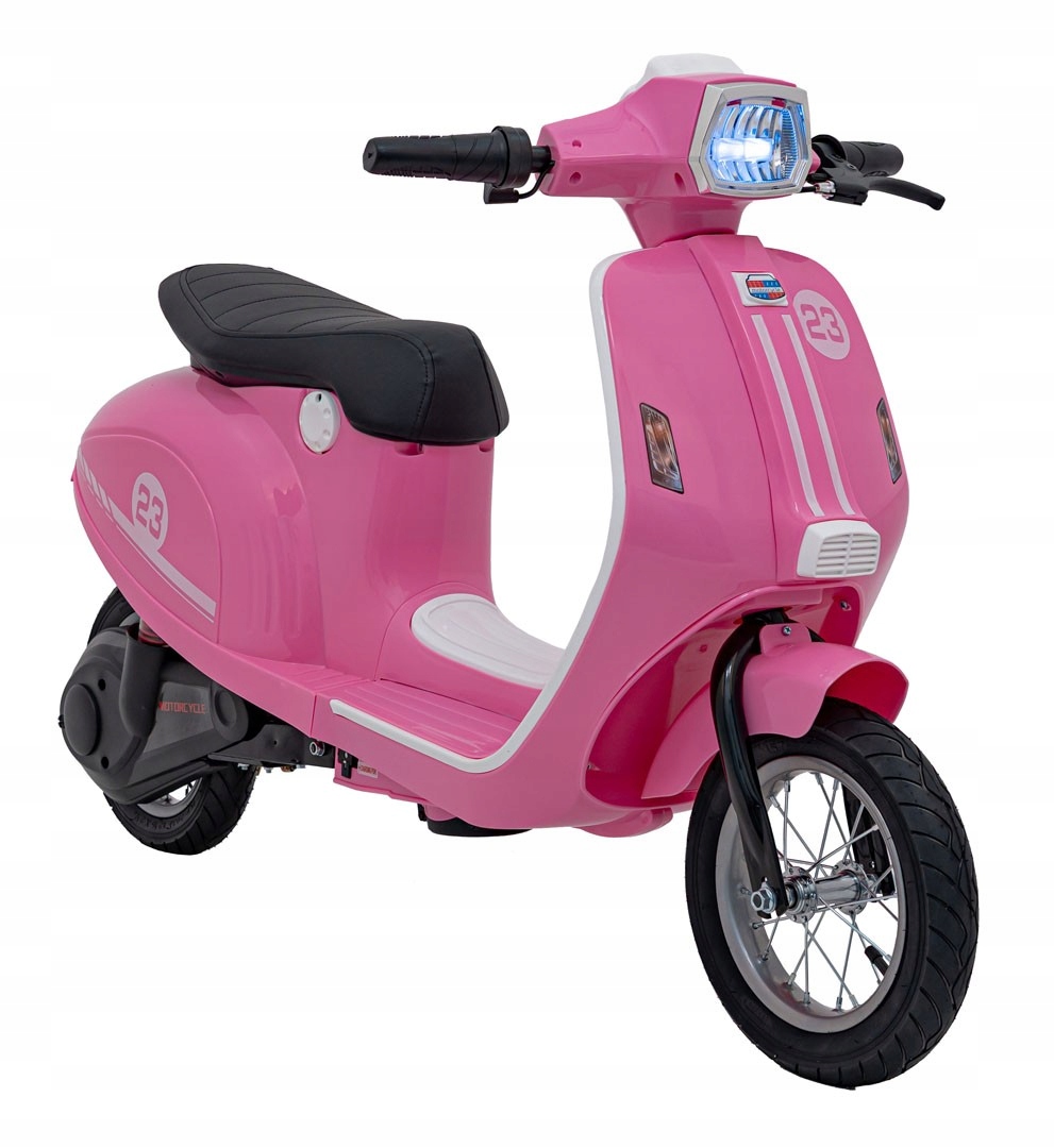 Retro Skuter motorek na akumulator dla dzieci Retro 23 kultowy skuter