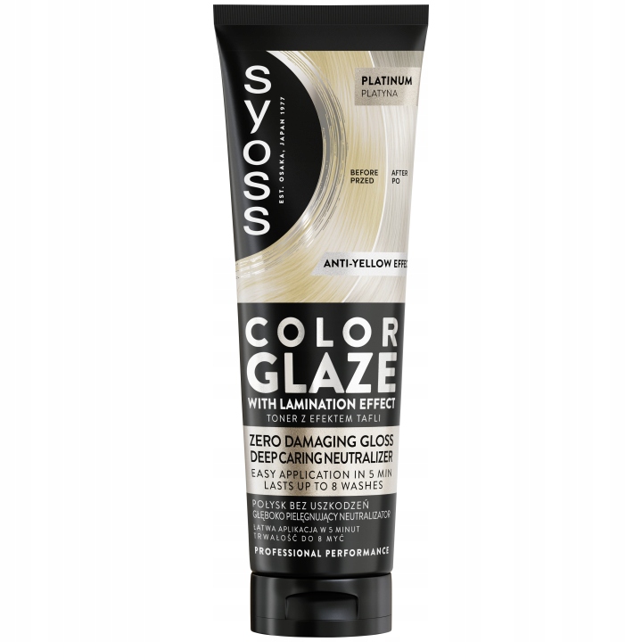 Syoss Color Glaze lešticí toner na vlasy platinum, 130 ml
