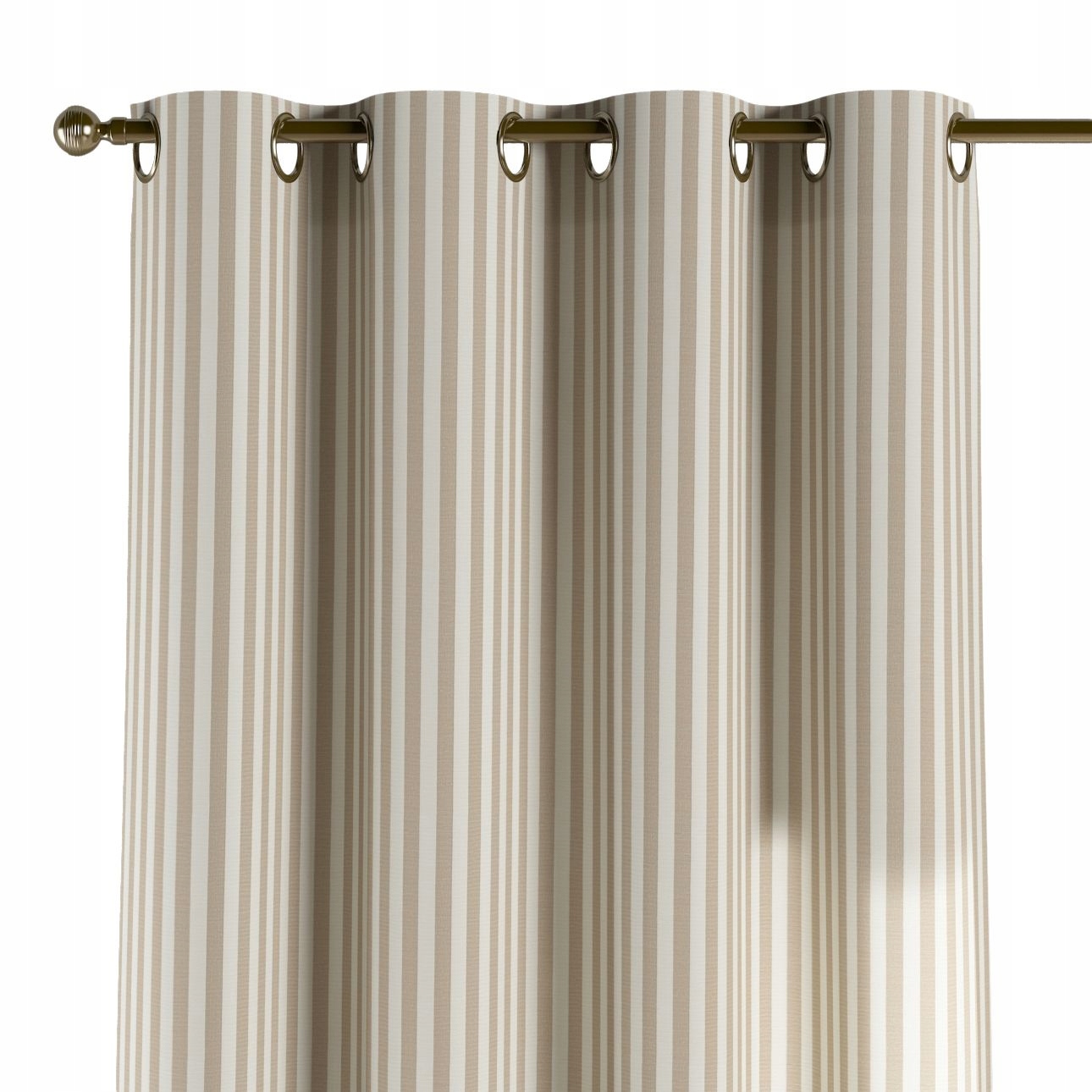 Záves na kolieskach 1 ks 130x260 cm hnedý