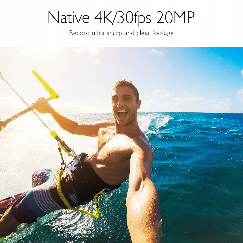 AKASO Kamera Sportowa 4K 30FPS 20MP WiFi Ekran Dotykowy EIS 40M Podwodna — miniatura 6