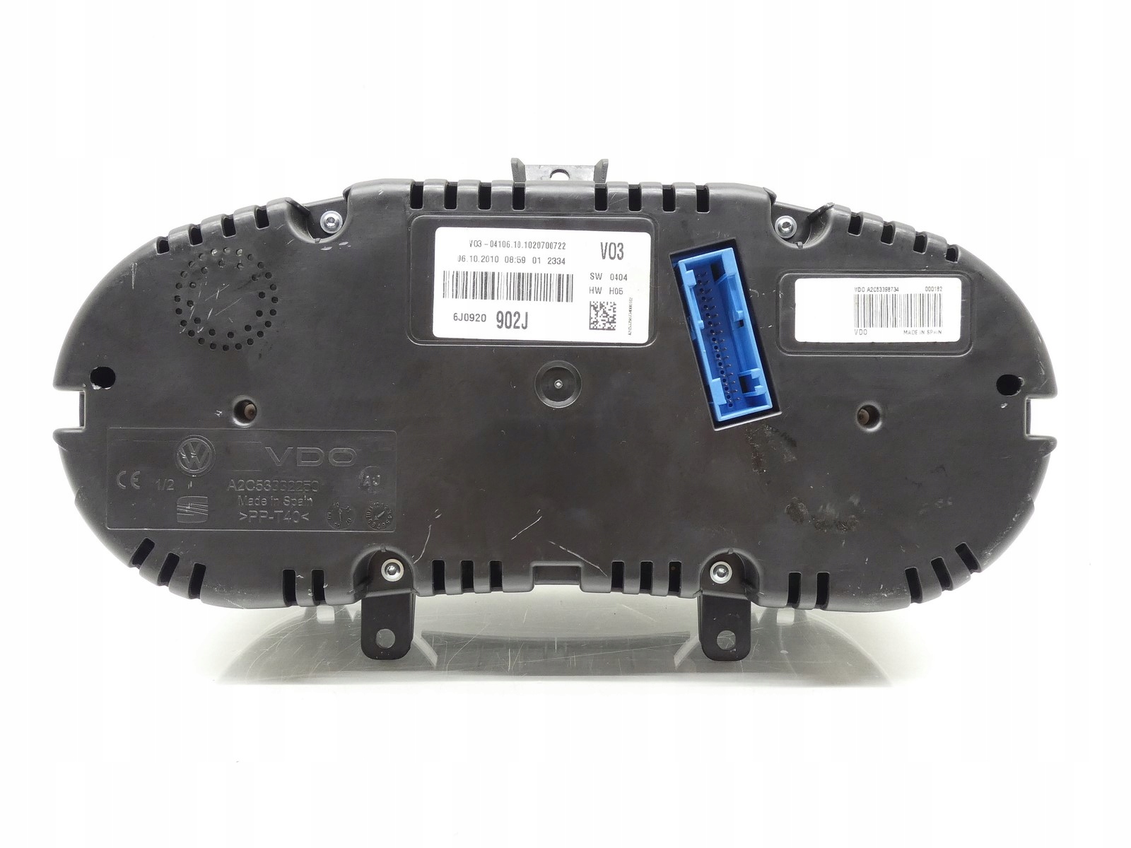 dials clock SEAT IBIZA IV 1.2 TDI CFW 6J0920902J