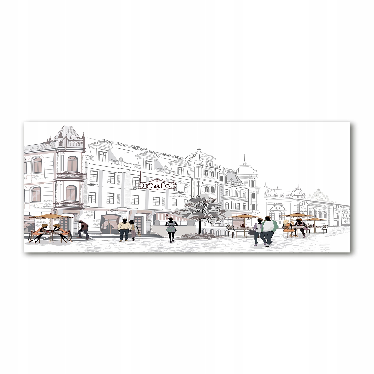 

Foto obraz akryl zdjęcie Stare miasto 125x50 cm