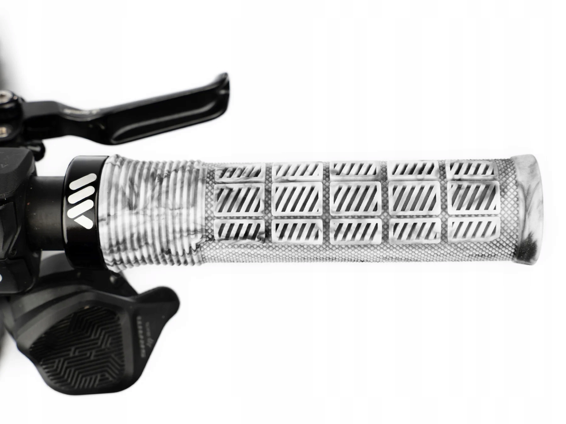 Manetki Chwyty Rączki Gripy Rowerowe Ams Rise Grips Biały Camo