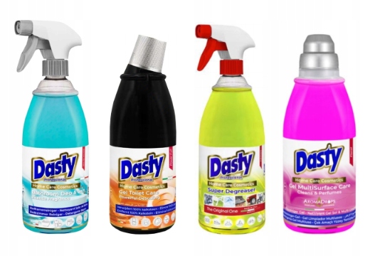 Levně Dasty Sada domácí chemie odmašťovač, prostředek na mytí podlah, gel na Wc