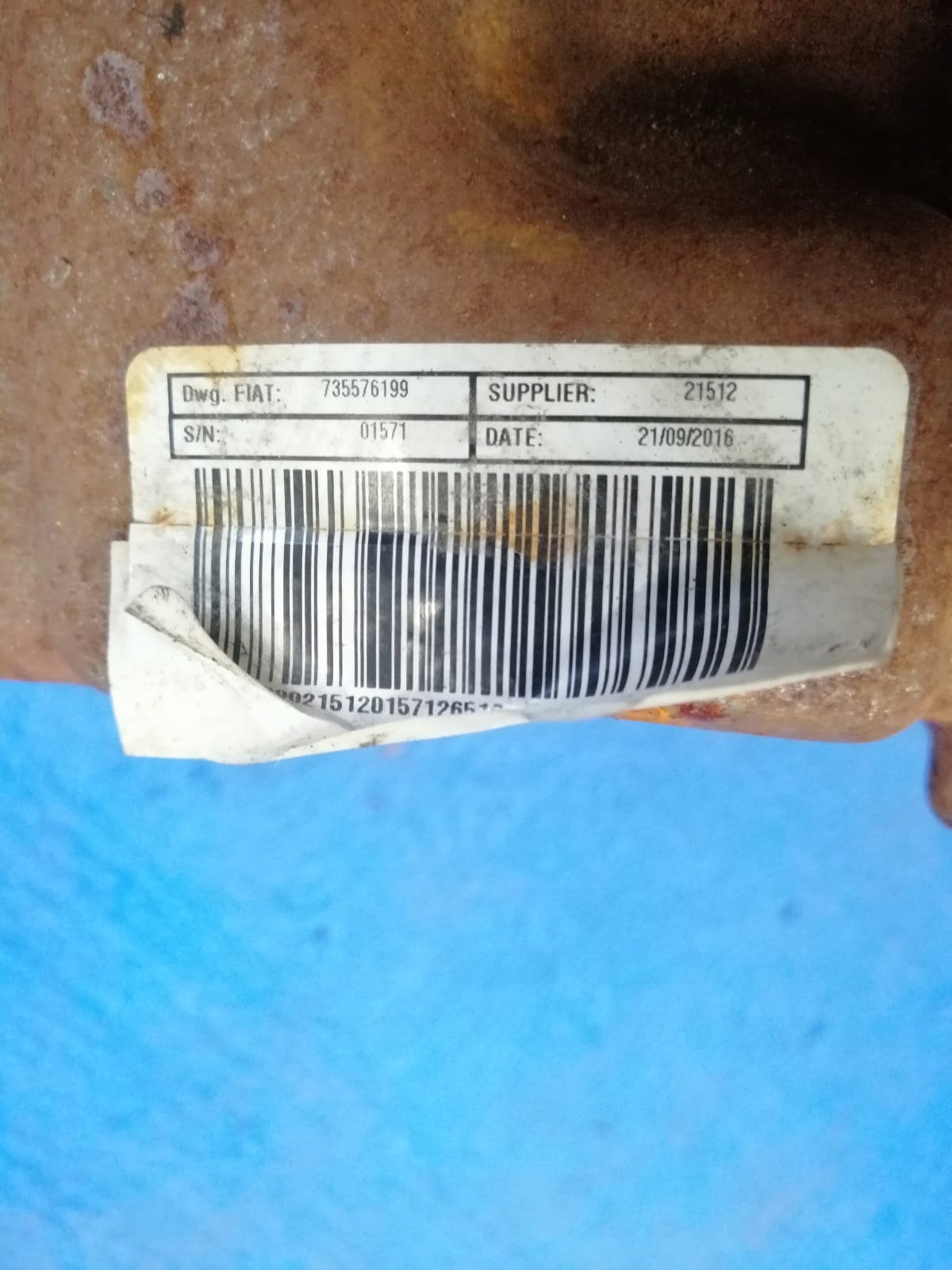 FIAT PANDA 2016R control electrics 28160372