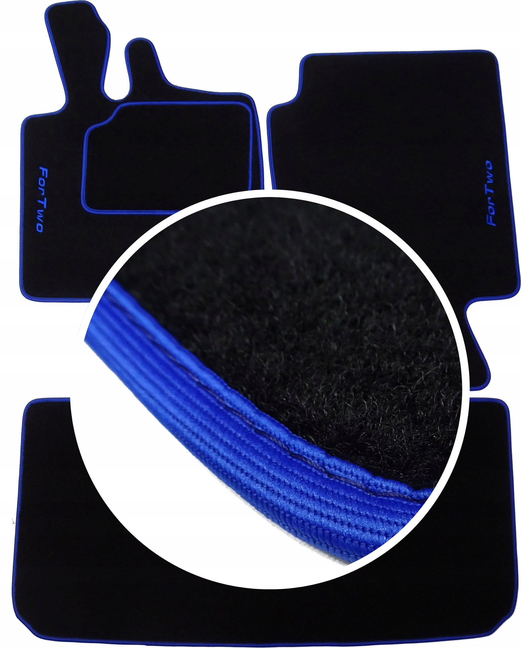 

Smart Fortwo 98-07r. Dywaniki Classic Haft CH2
