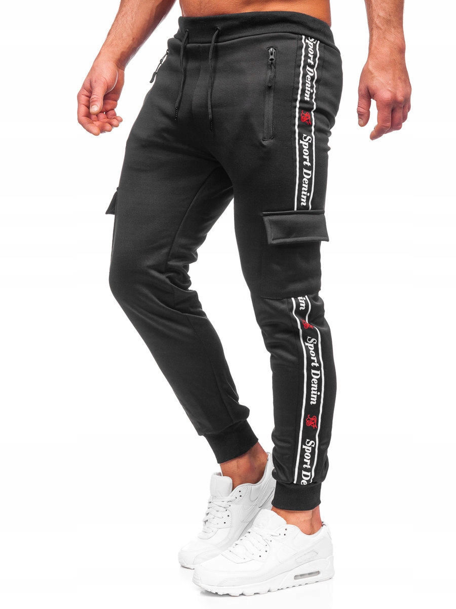 

Spodnie Bojówki Ocieplane Czarne HR209 DENLEY_2XL
