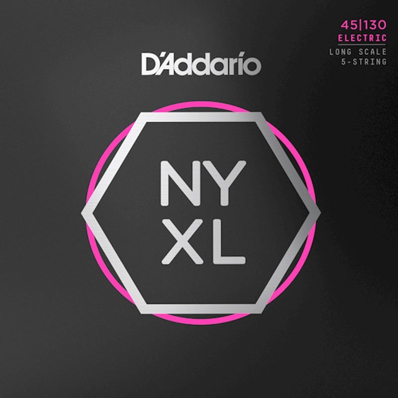 Struny D'addario Nickel Wound Nyxl (45-130) 5strunné