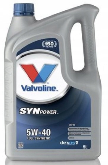 VALVOLINE SYNPOWER MST C3 5W40 5L