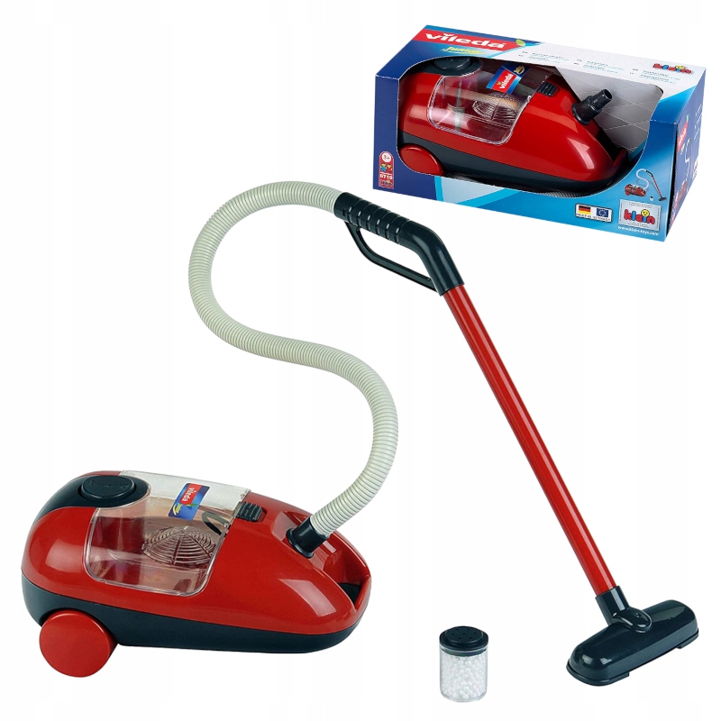 KLEIN VILEDA CZERWONY ODKURZACZ DLA DZIECI DŹWIĘK