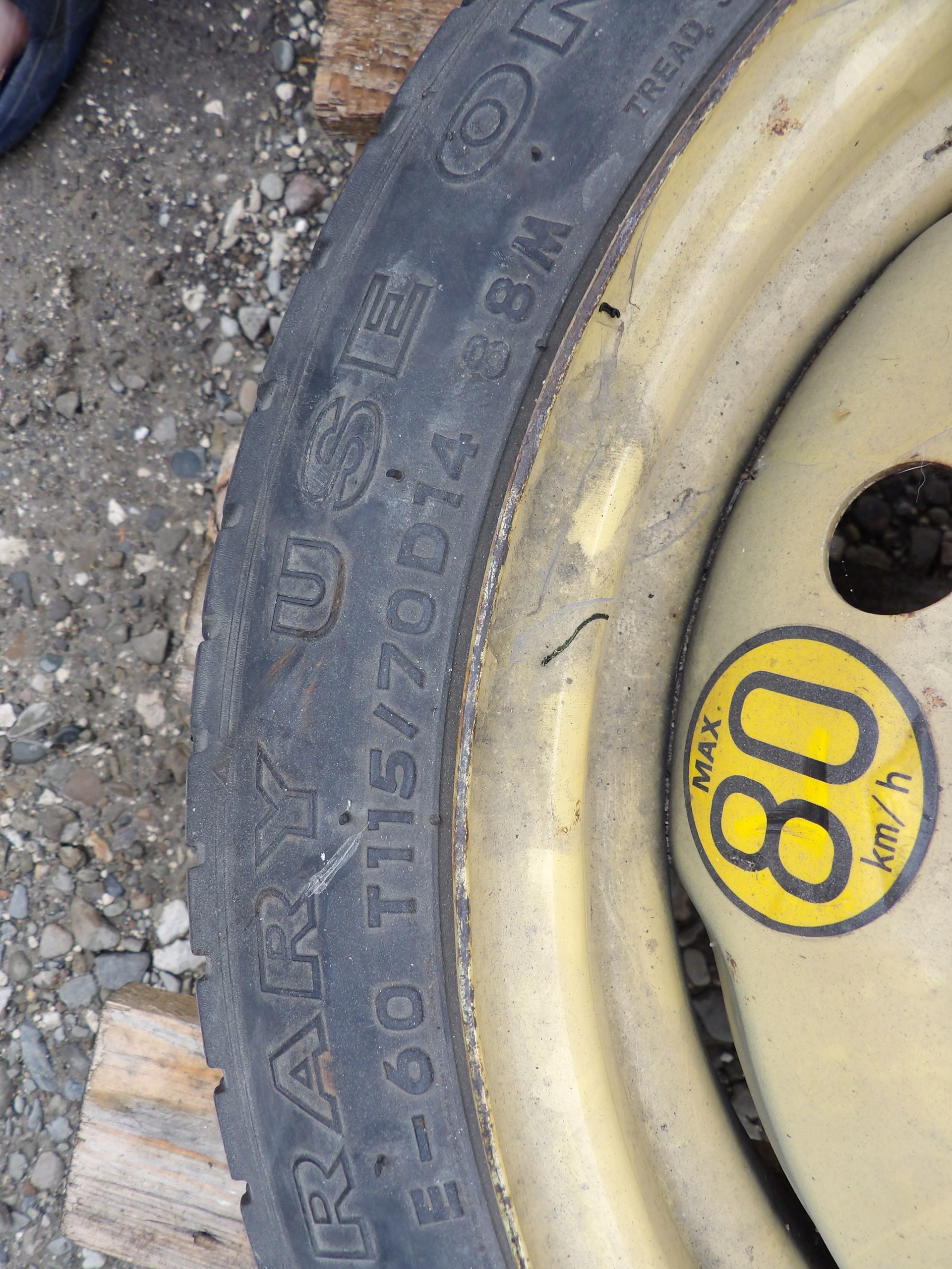 wheel spare TOYOTA YARIS 4X100 14