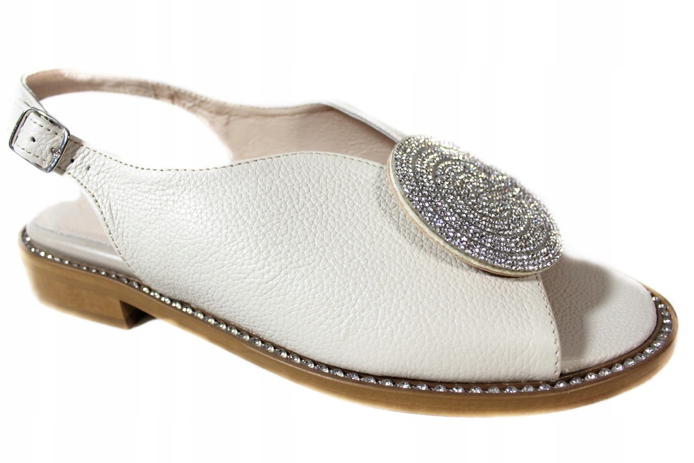 Sandály Gamis 7108 VEL.39 Kůže Béžová Lico