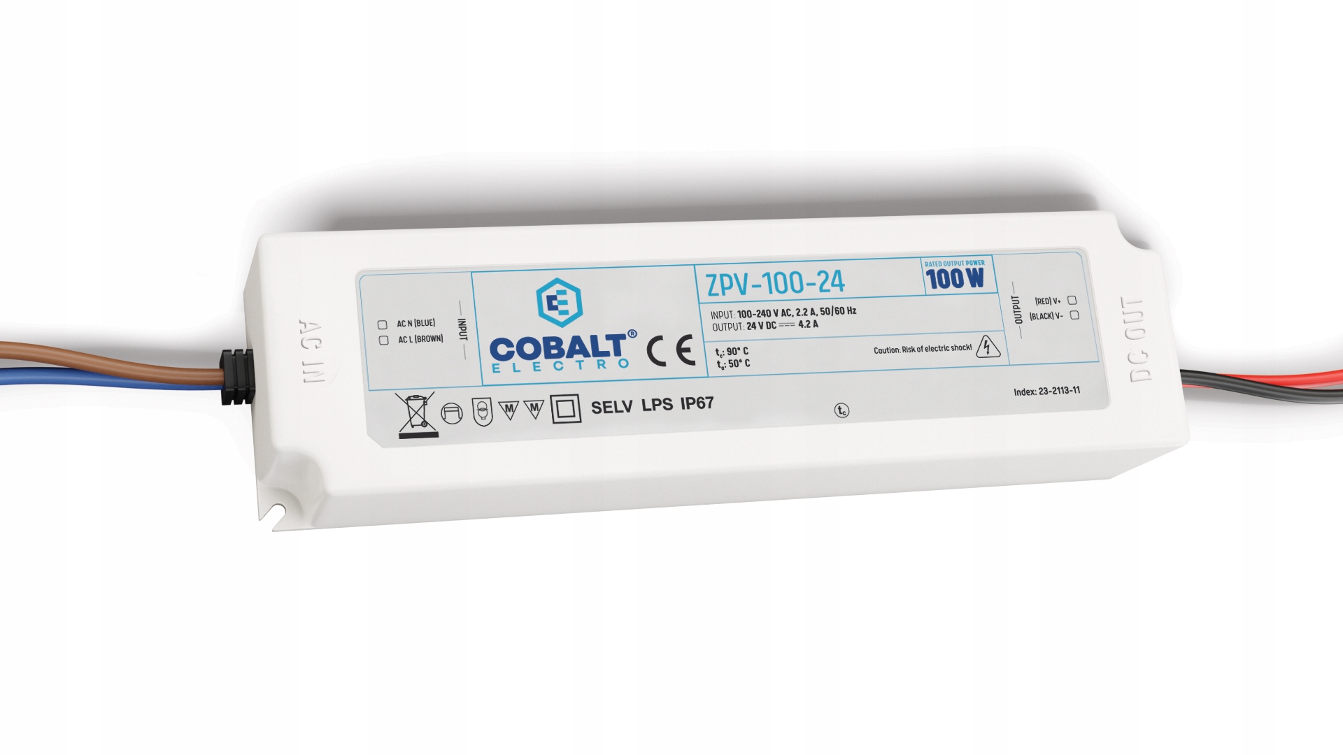 

Zasilacz impulsowy CobaltElectro Zpv 24V 100W IP67