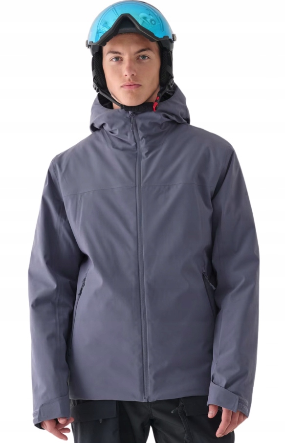 Pánská lyžařská bunda 4F M579 džínová 4F WAW24TTJAM579 32S vel. XXL Zimní