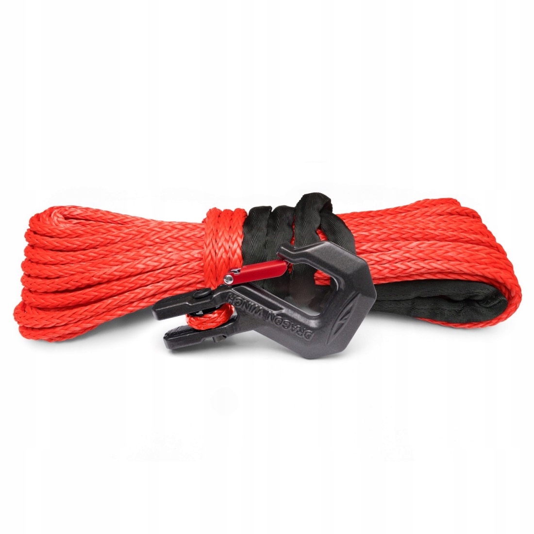 Dragon Winch Syntetické lano 20 m 9 mm s hákem pro naviják 8000-14000 lbs