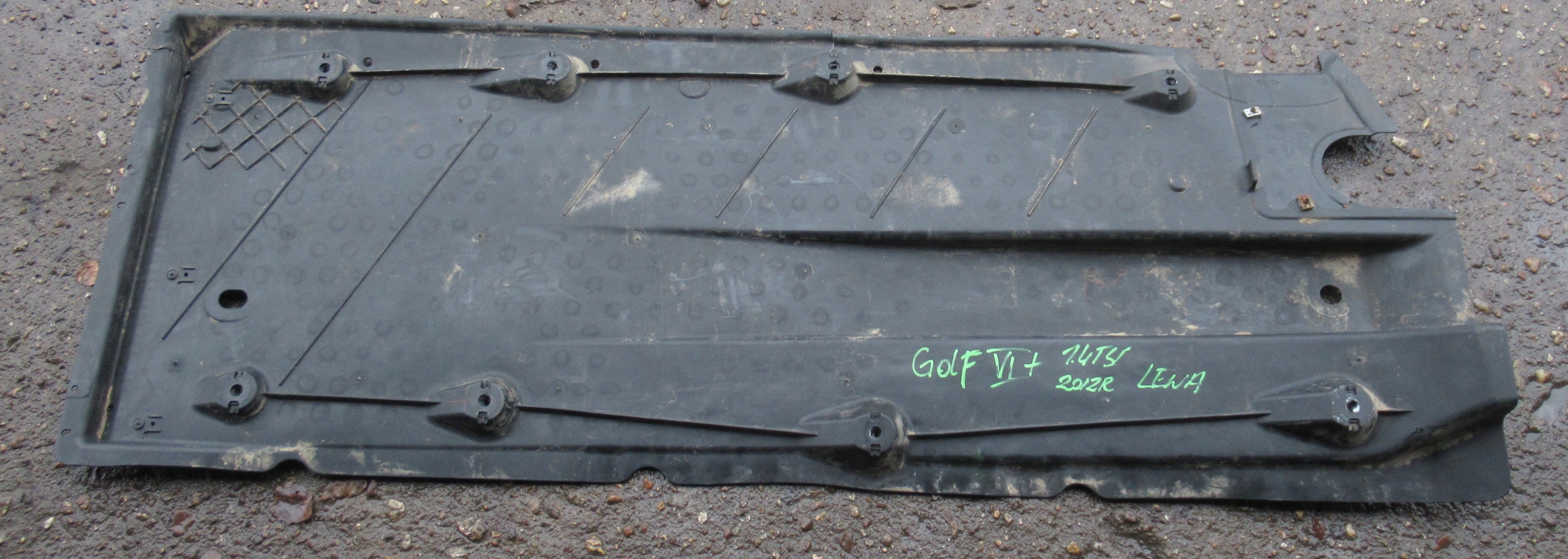 VW GOLF VI+ 12 R cover chassis left 1K0825201S